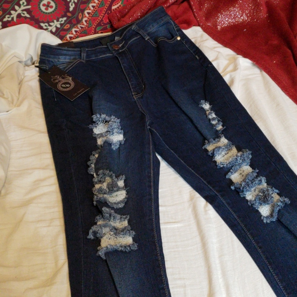 Fashion Nova Ripped Skinny Jeans